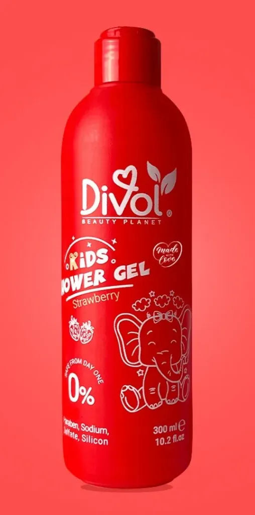 شاور جل Divol برائحه الفراولة (300مل)